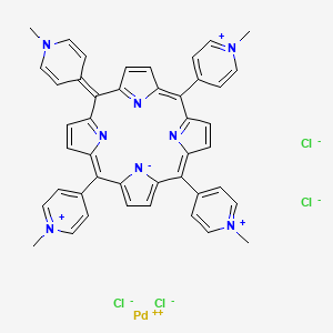 molecular formula C44H36Cl4N8Pd B11929689 Pd(II)TMPyP tetrachloride 