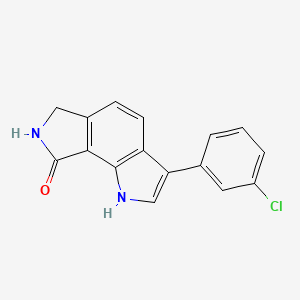 molecular formula C16H11ClN2O B1192971 KuWal151 