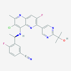 molecular formula C25H21ClF2N6O B11929729 TNF-alpha-IN-2 