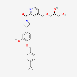 molecular formula C30H34N2O6 B1192981 JTE-952 