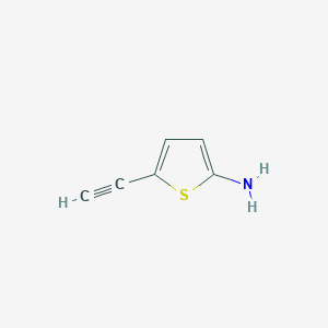 molecular formula C6H5NS B11929814 5-Ethynylthiophen-2-amine 