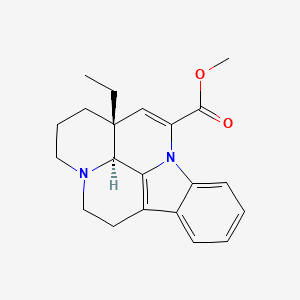 molecular formula C21H24N2O2 B11929841 methyl (15R,19S)-15-ethyl-1,11-diazapentacyclo[9.6.2.02,7.08,18.015,19]nonadeca-2,4,6,8(18),16-pentaene-17-carboxylate 