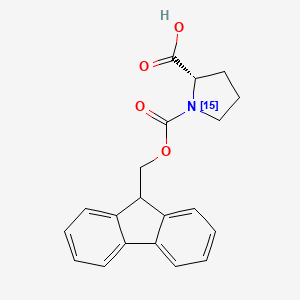 molecular formula C20H19NO4 B11929860 Fmoc-Pro-OH-15N 