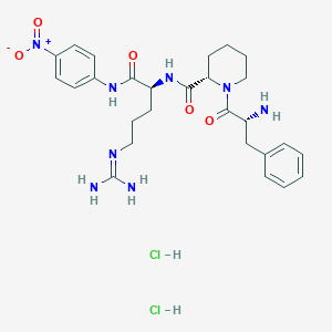 molecular formula C27H38Cl2N8O5 B11929892 H-D-Phe-Pip-Arg-pNA dihydrochloride 