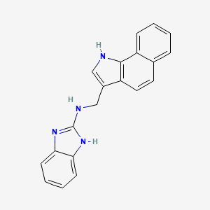 molecular formula C20H16N4 B11929903 AJ2-71 
