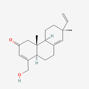 (4aR,4bS,7S,10aR)-7-ethenyl-1-(hydroxymethyl)-4a,7-dimethyl-4b,5,6,9,10,10a-hexahydro-4H-phenanthren-3-one