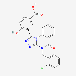 molecular formula C23H15ClN4O4 B11929918 SHP504 
