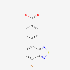 molecular formula C14H9BrN2O2S B11929993 Methyl 4-(7-bromobenzo[c][1,2,5]thiadiazol-4-yl)benzoate 