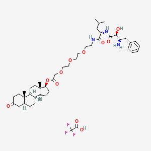 molecular formula C45H68F3N3O11 B11930000 PROTAC AR Degrader-4 TFA 