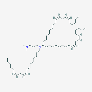 molecular formula C60H112N2 B11930003 N1,N1-Dimethyl-N3-(9Z,12Z)-9,12-octadecadien-1-yl-N3-[(10Z,13Z)-1-(9Z,12Z)-9,12-octadecadien-1-yl-10,13-nonadecadien-1-yl]-1,3-propanediamine 