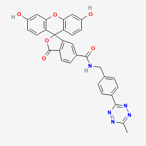 molecular formula C31H21N5O6 B11930070 FAM tetrazine, 6-isomer 