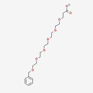 molecular formula C20H32O8 B11930129 Benzyl-PEG6-acid 