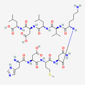 molecular formula C46H77N13O15S B11930186 Antiflammin 2 