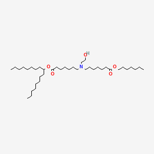 molecular formula C40H79NO5 B11930190 heptyl 7-[(7-heptadecan-9-yloxy-7-oxoheptyl)-(2-hydroxyethyl)amino]heptanoate 