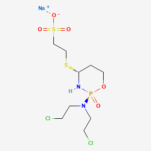 molecular formula C9H18Cl2N2NaO5PS2 B11930273 cis-Mafosfamide Sodium 