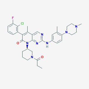 molecular formula C34H39ClFN7O2 B11930371 EGFR mutant-IN-1 