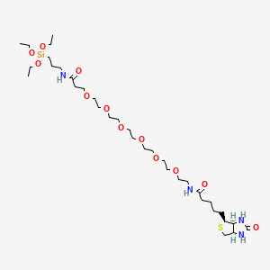 molecular formula C34H66N4O12SSi B11930409 Biotin-PEG6-Silane 