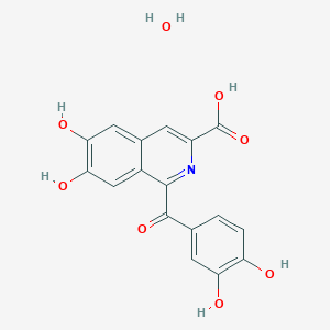 molecular formula C17H13NO8 B11930442 NBI-31772 hydrate 