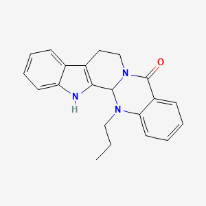 molecular formula C21H21N3O B11930479 Tubulin inhibitor 35 