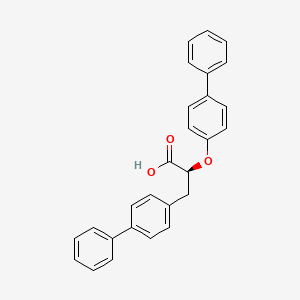 molecular formula C27H22O3 B1193049 LJ570 