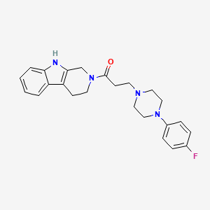 molecular formula C24H27FN4O B11930525 ROS inducer 1 