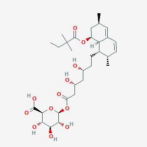 molecular formula C31H48O12 B11930526 Simvastatin acyl-b-D-glucuronide 