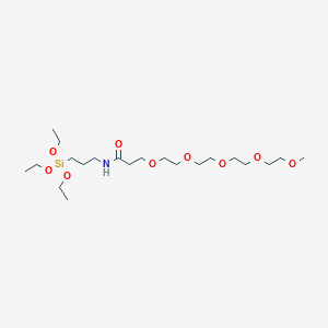 molecular formula C21H45NO9Si B1193054 m-PEG5-triethoxysilane 