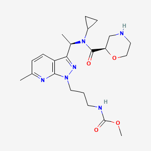 molecular formula C22H32N6O4 B11930577 SPH3127 CAS No. 1399849-02-5
