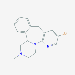 molecular formula C17H18BrN3 B119306 Mirtazapine Bromide CAS No. 61337-86-8