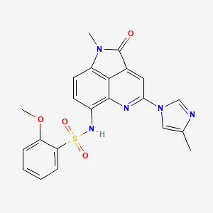 molecular formula C22H19N5O4S B1193066 LT052 