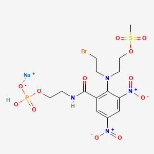 molecular formula C14H19BrN4NaO12PS B11930732 PR-104 sodium 