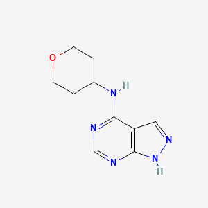 molecular formula C10H13N5O B11930747 ZINC194100678 