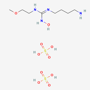 molecular formula C8H24N4O10S2 B11930848 hDDAH-1-IN-2 sulfate 