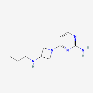 molecular formula C10H17N5 B11930900 4-(3-(Propylamino)azetidin-1-yl)pyrimidin-2-amine 