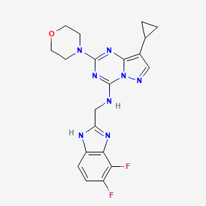 molecular formula C20H20F2N8O B11930915 Cdk12-IN-4 