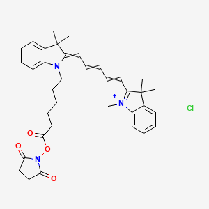 molecular formula C36H42ClN3O4 B11930959 Lumiprobe chloride 