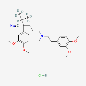 molecular formula C27H39ClN2O4 B11930963 (S)-Verapamil D7 (hydrochloride) 