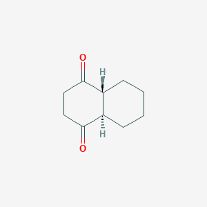 molecular formula C10H14O2 B11930974 Rel-(4aR,8aR)-octahydronaphthalene-1,4-dione 