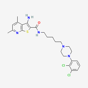 molecular formula C25H31Cl2N5OS B11930993 Dopamine D2 receptor agonist-2 