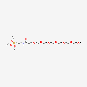 molecular formula C25H53NO11Si B11930994 m-PEG7-Silane 