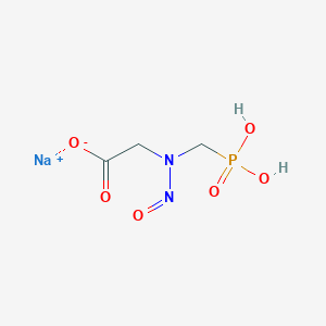 molecular formula C3H6N2NaO6P B11931006 N-Nitrosoglyphosate sodium 