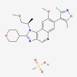 molecular formula C26H34N4O7S B11931032 I-Bet282E 