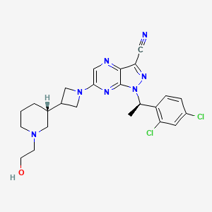 molecular formula C24H27Cl2N7O B11931038 CCR4 antagonist 3 