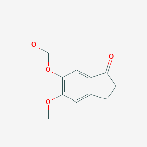 molecular formula C12H14O4 B119311 2,3-Dihydro-5-methoxy-6-(methoxymethoxy)- CAS No. 146827-11-4