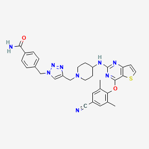 molecular formula C31H31N9O2S B11931161 A3N19 