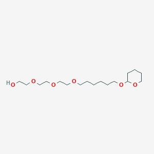 molecular formula C17H34O6 B11931179 Thp-C4-peg4 