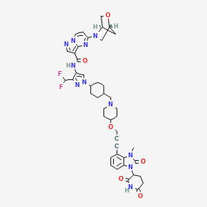 molecular formula C44H49F2N11O6 B11931303 KT-474 CAS No. 2432994-31-3