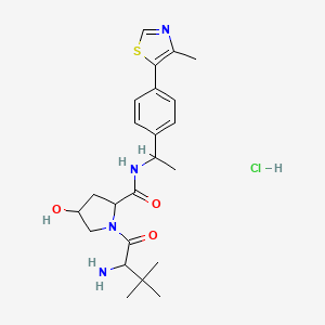 molecular formula C23H33ClN4O3S B11931313 VHL ligand 2 hydrochloride 
