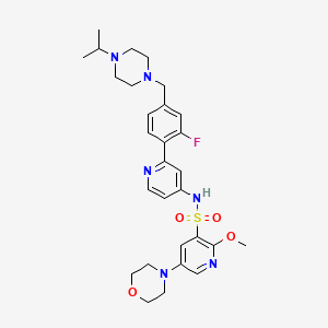 molecular formula C29H37FN6O4S B11931364 GSK251 