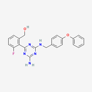 molecular formula C23H20FN5O2 B1193142 MS48107 